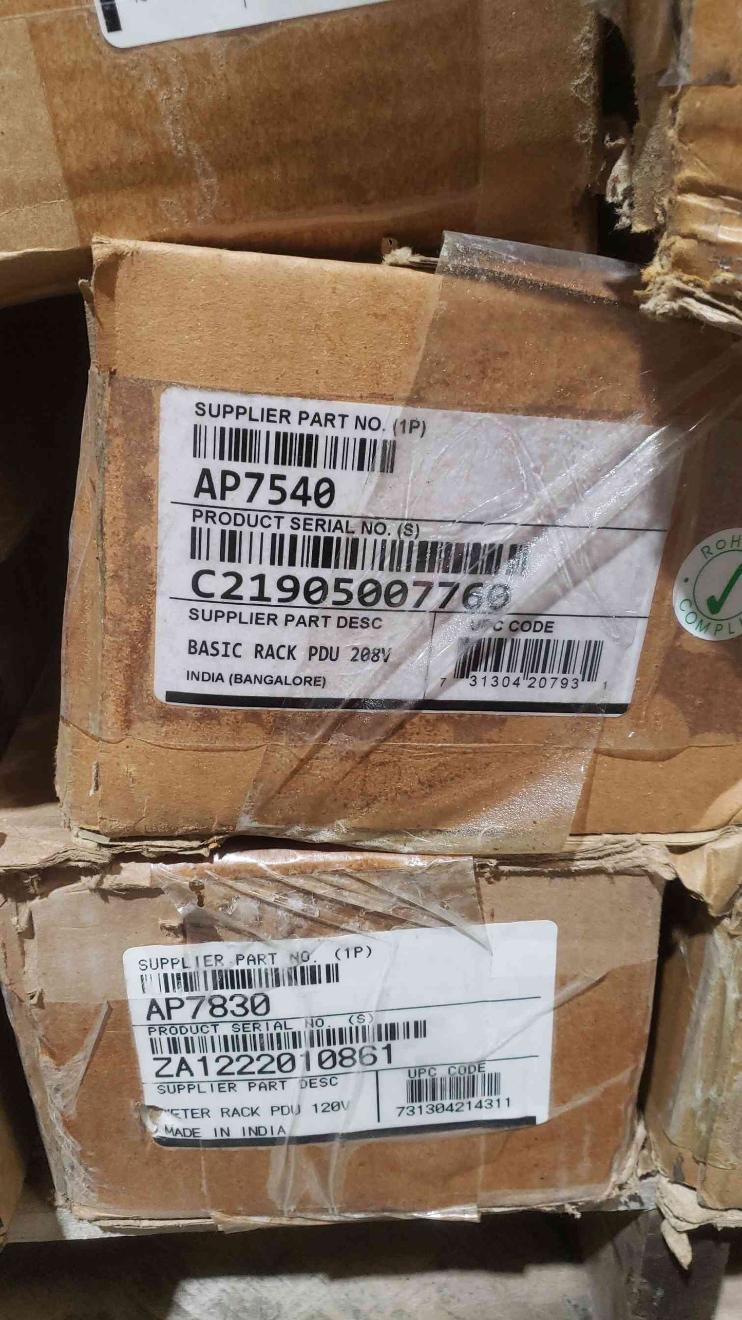 Lot of 47 APC Dell Server Rack PDU Strips AP7532 AP7530 AP7830 Switched Metered