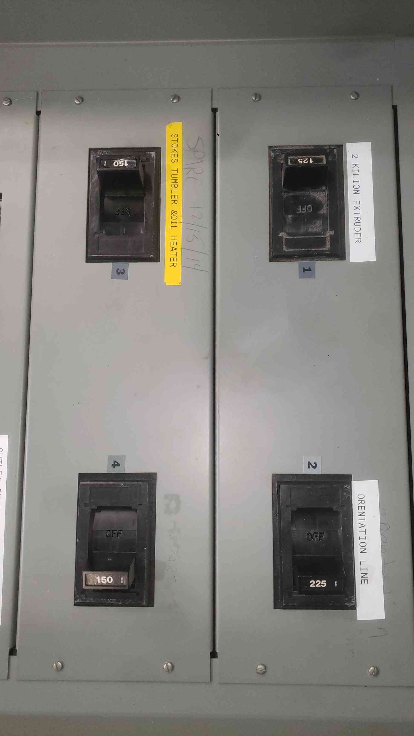 ITE 400A 480V 3 Phase Distribution Panel with 20x ITE 3-Pole Breakers