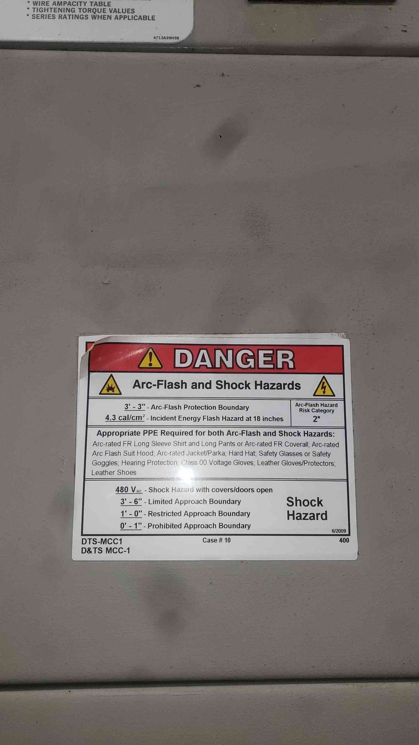 Westinghouse Cutler Hammer Series 2100 MCC 480V 3PH 600A 42kA 6 Sec Motor Control