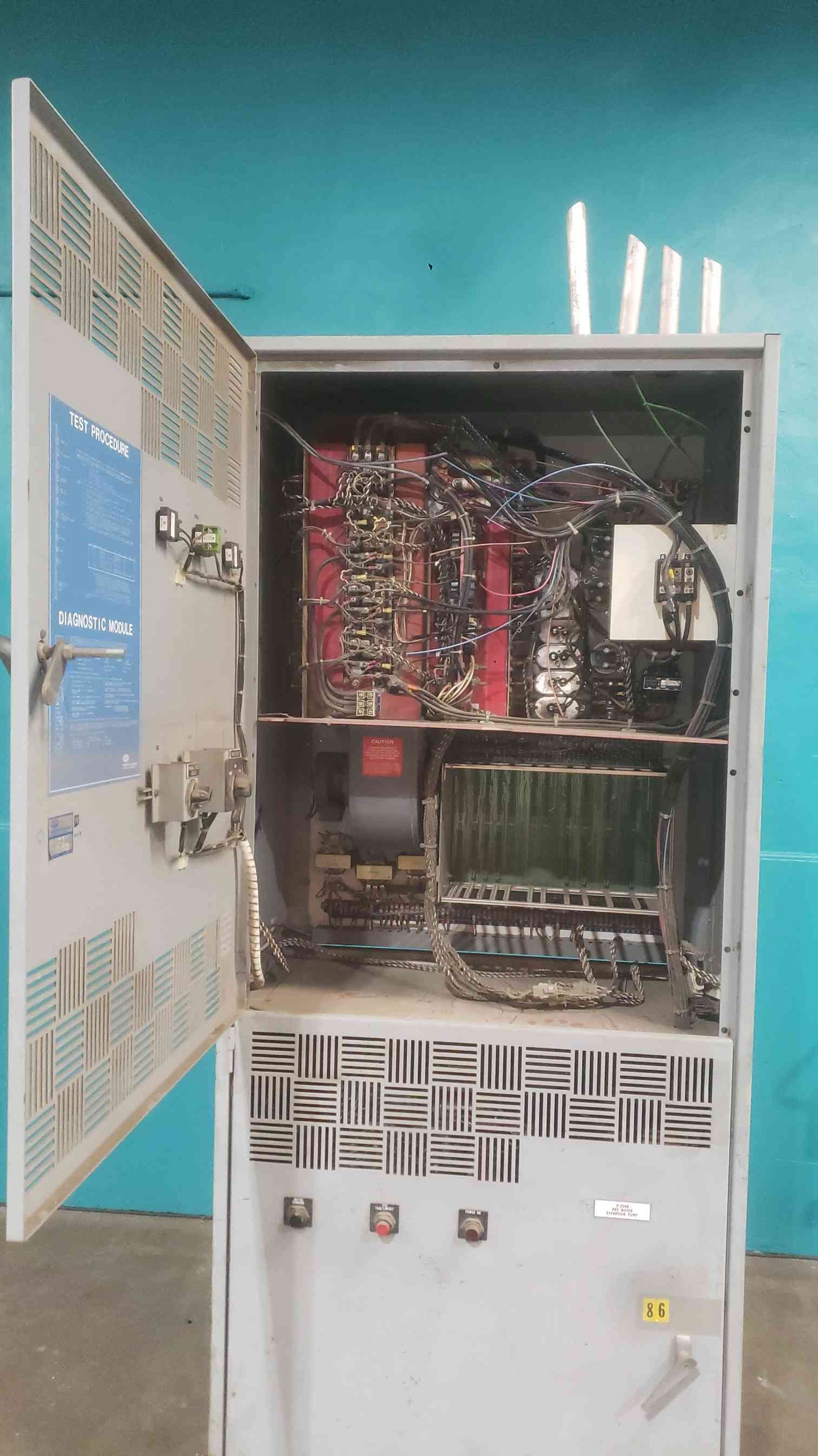 Robicon Barber Colman Mark IV VFD Drive Cabinet 40HP 480V 3PH Enclosure 645.00