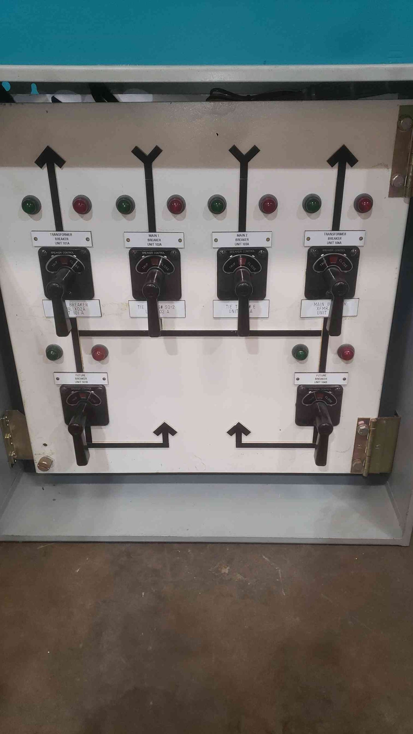 13.8KV Switchgear Remote Control Panel RCP-1 BK-6521 Industrial Enclosure Box