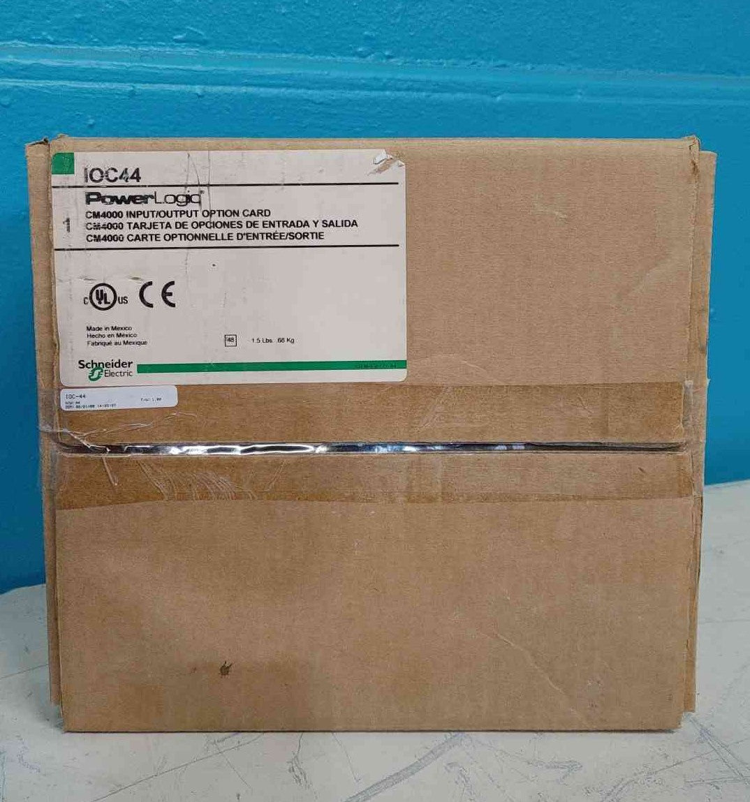 Schneider PowerLogic IOC44 CM4000 Input Output Option Card IOC-44 NIB