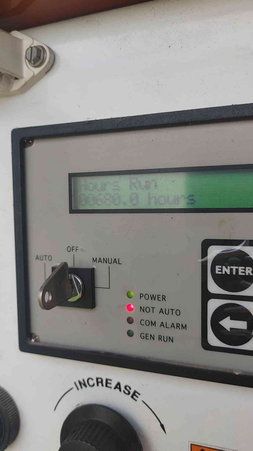 2005 Generac 30 kW Diesel Generator 120/240V 1PH Sound Attenuated Tank 680HrTESTED