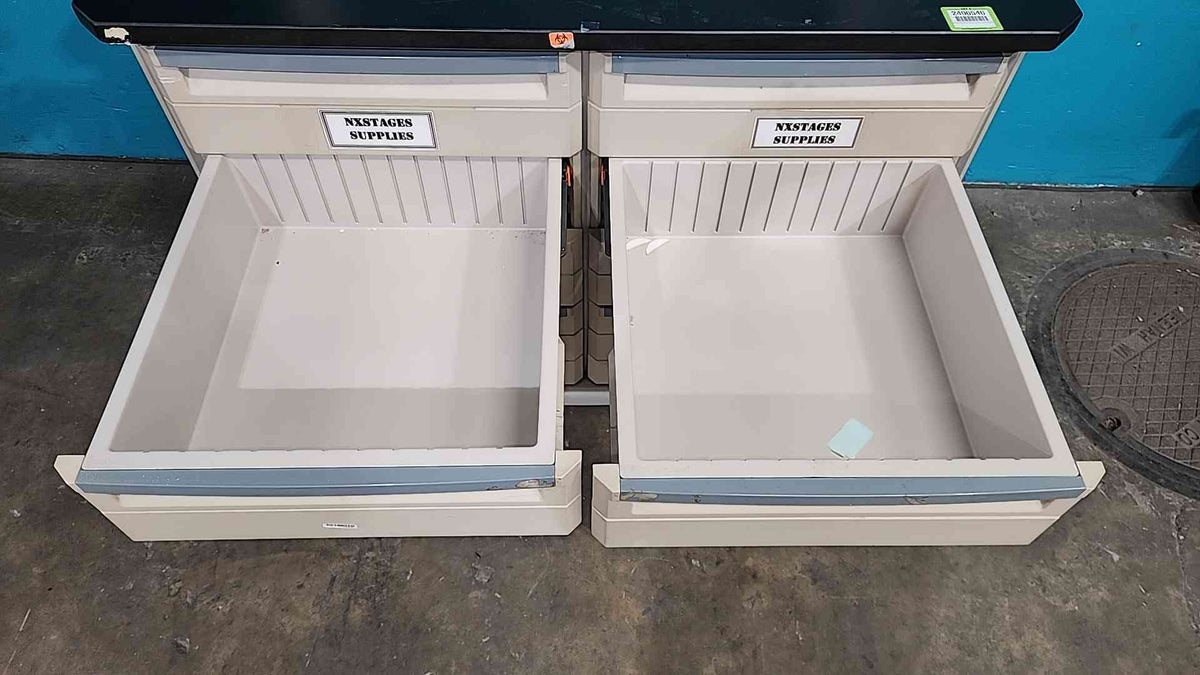 Rolling 43" Lab Desk/Table W/ 8 Drawers (SKU: 115252)