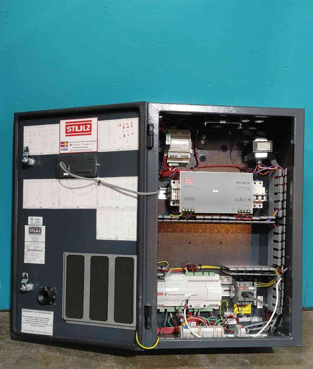 STULZ ULS-1-DRH08_TC Ultrasonic Humidifier HVAC Control Box Panel 460V 3Ph 48V