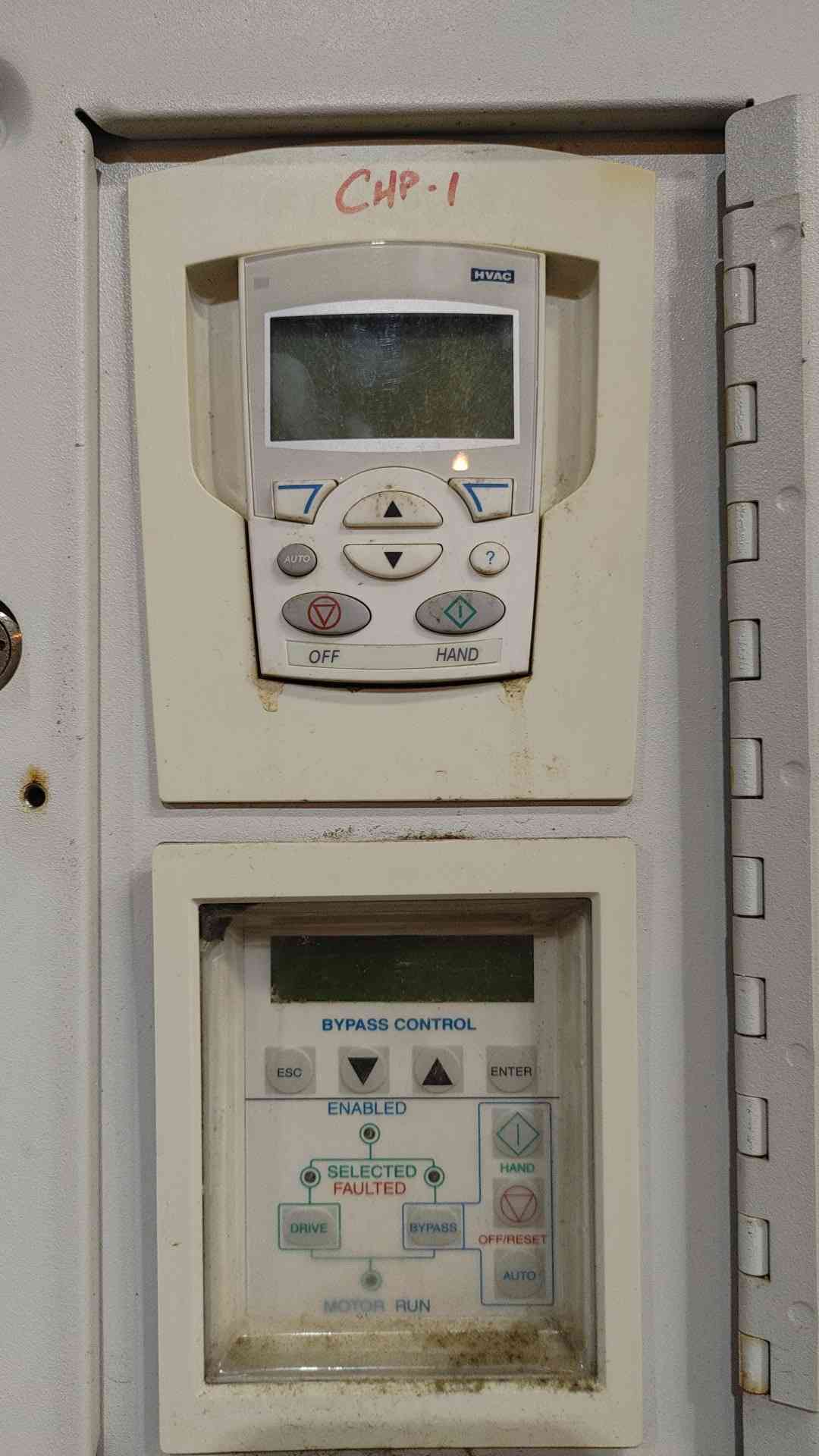 ABB ACH550-BCR-031A-4 20 HP VFD Drive 480V 31A Contactor Bypass NEMA 12 Enclosure