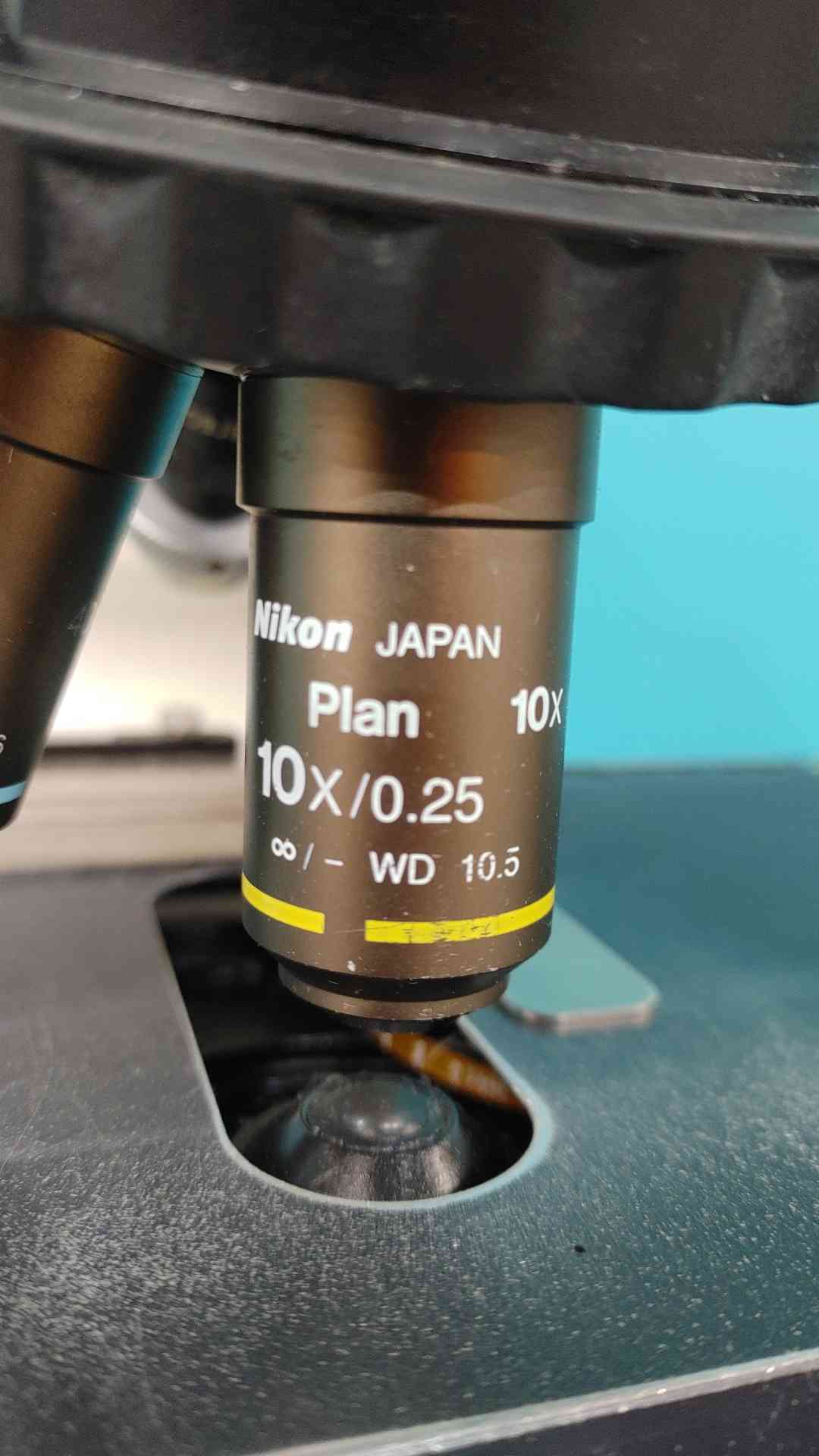 Nikon Eclipse 50i Laboratory Microscope CFI Plan Lenses Objective Marker Dotter