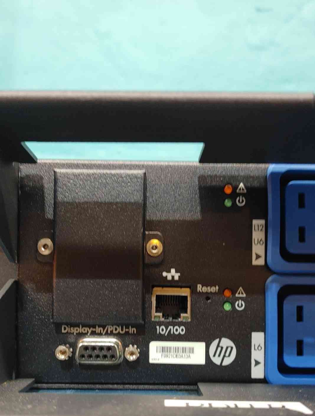 HP HPE Intelligent Modular 3 Phase Rack PDU Core Unit 12 Outlet C19 IEC 60309