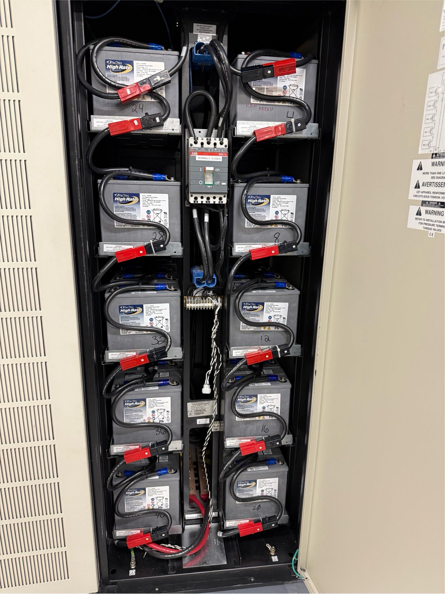 Powerware UPS System 9315-50 480V 60hz 3ph 82A 50KVA