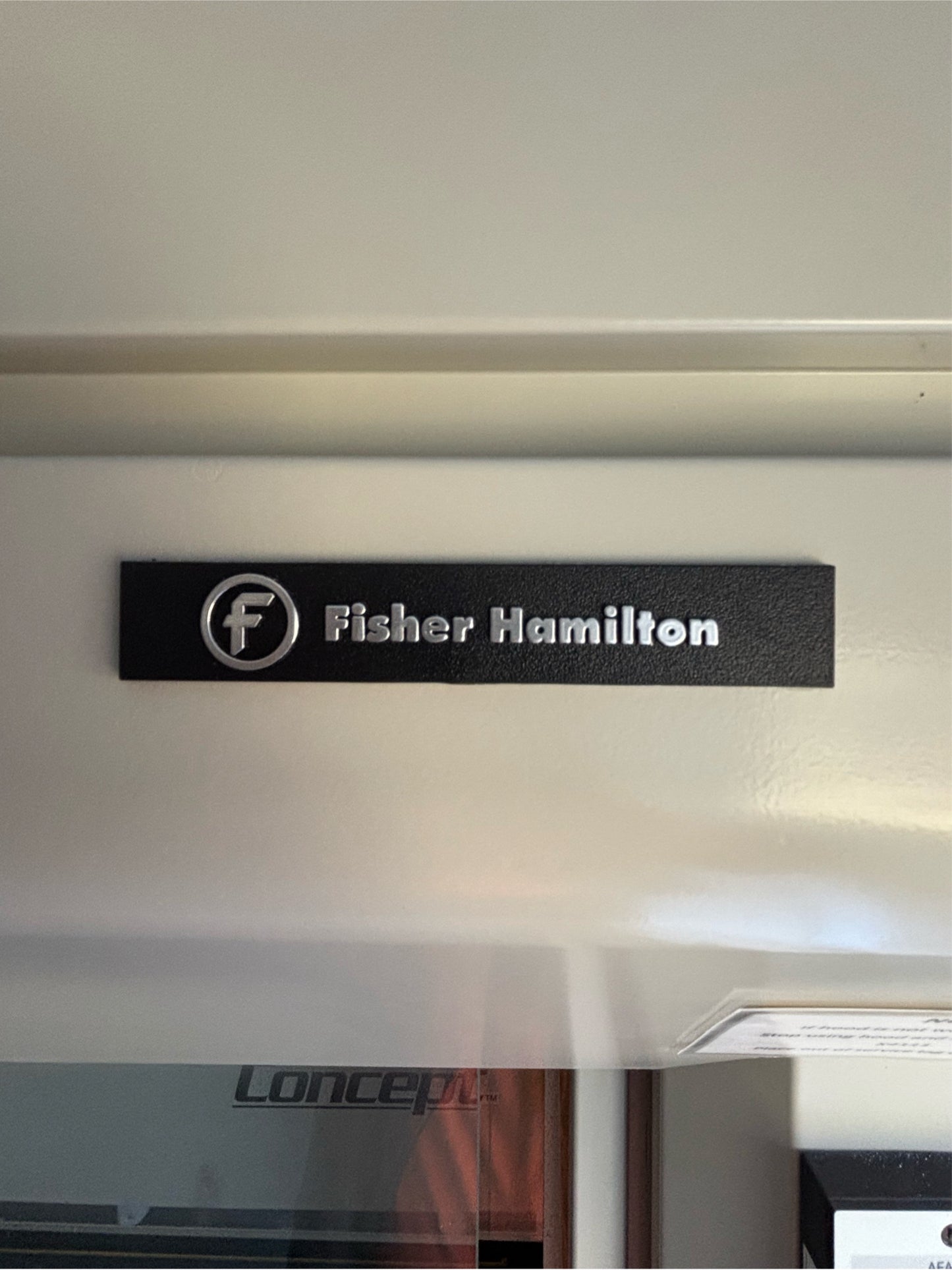 8' Fisher Hamilton "Concept" Fume Hood Polymer Lining Epoxy Work Bench A Condition (SKU: 112869)