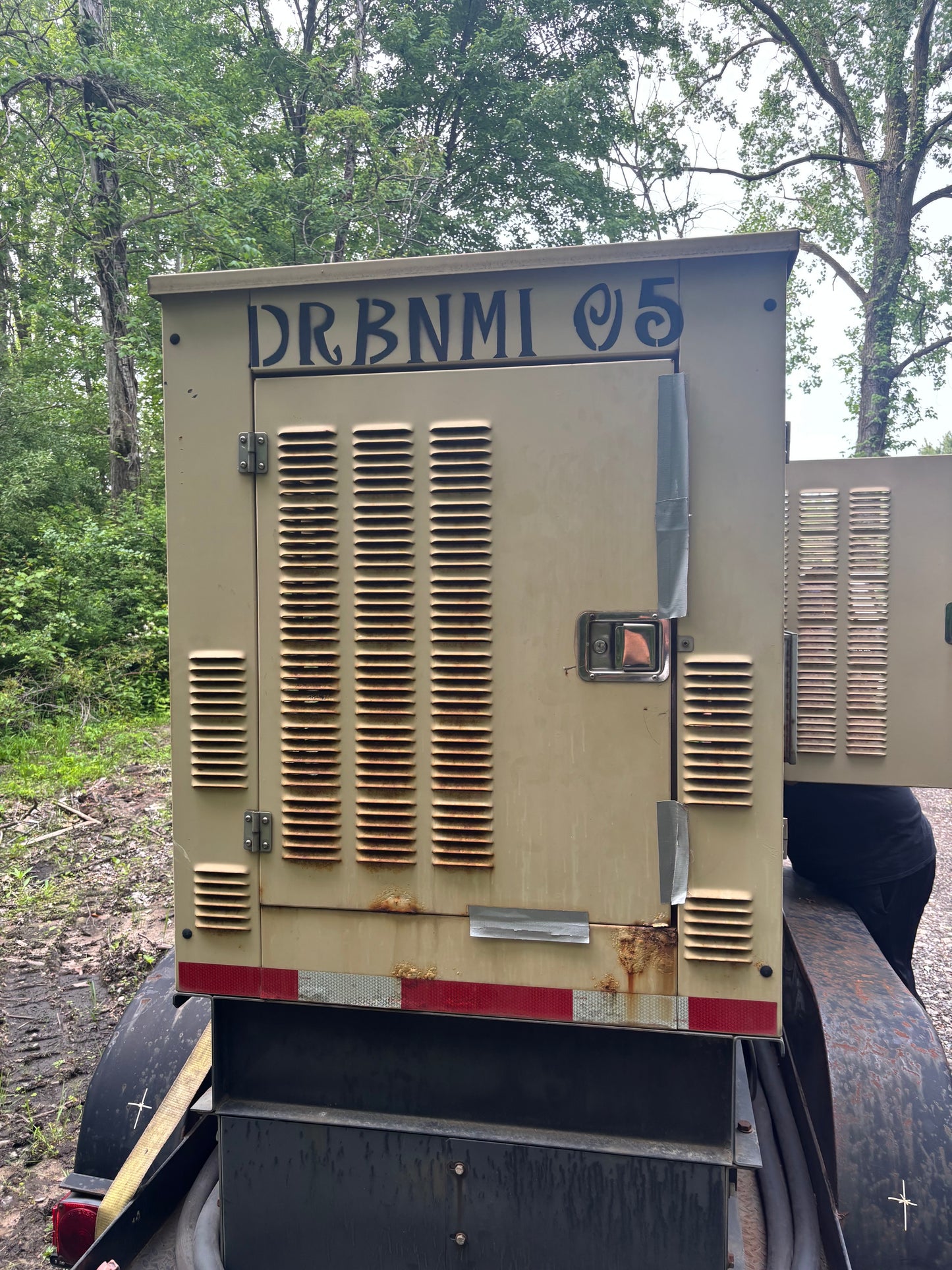 Generac 50kW Diesel Generator Daewoo SD050 1/3PH 292Hrs w/ Trailer TESTED w/ VIDEO