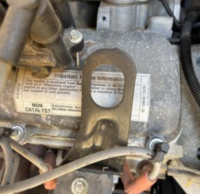 AS IS 45KW 240/120 188A 1PH Olympian Caterpillar G45F3S NG/LP Generator '07 177 Hrs. (SKU: 111132)