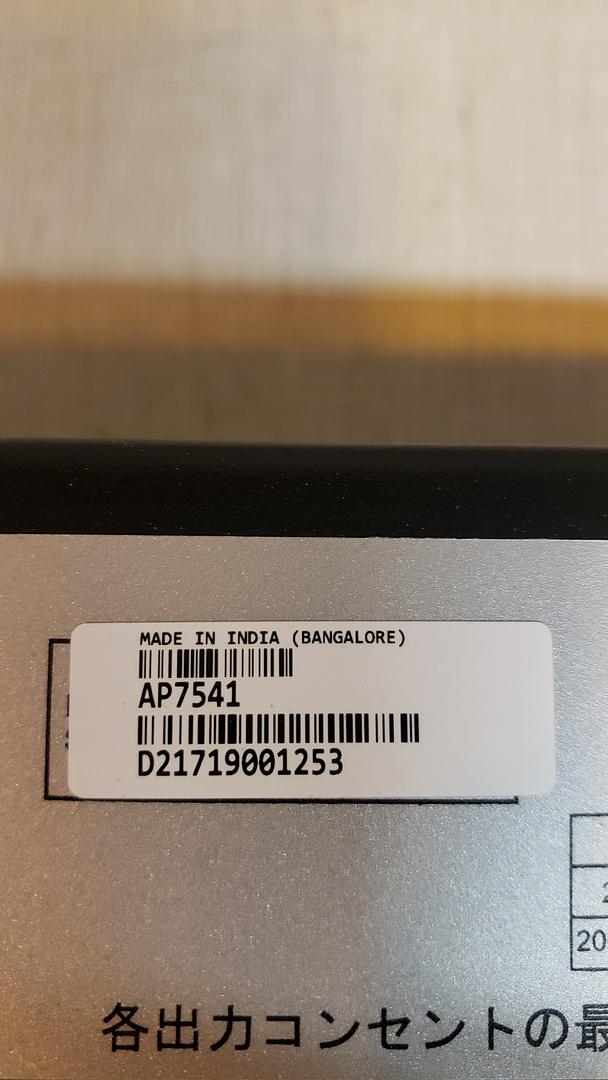 APC AP7541 30A PDU 0U 200/208v Basic C13 & C19 Outlets S6LLST11054(S6LLST11054)