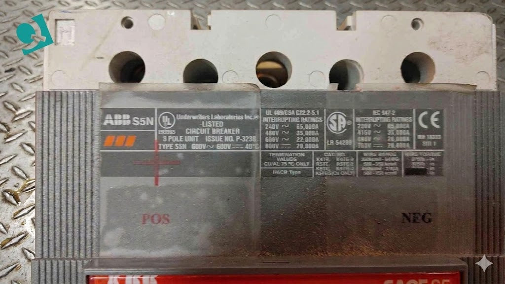 ABB S5N 400A 3 Pole Circuit Breaker 600VDC P-3238 (108820)
