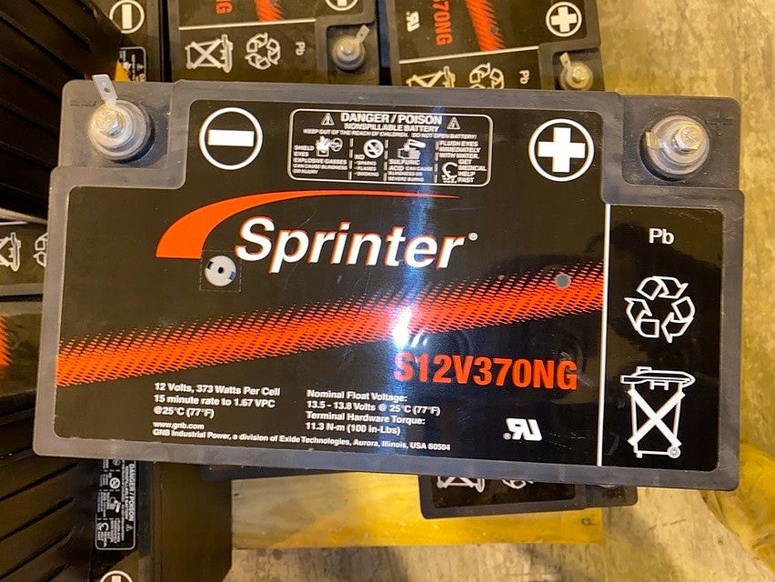 Sprinter Sealed Lead Acid Battery S12V370NG 82 Amp Hour '17-19140