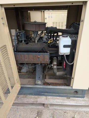 35KW Generac SG035 Nat Gas LP Generator 1ph 120/240 '99 TESTED (SKU: 111211)