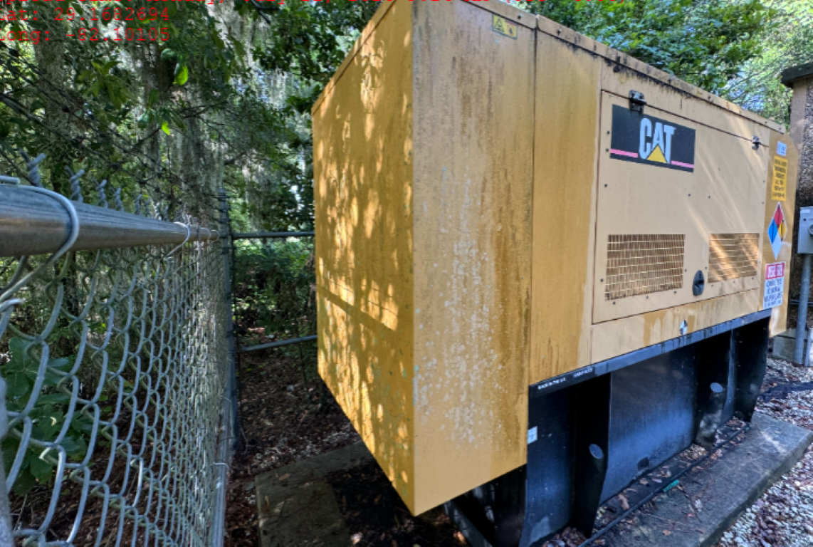 60KW Caterpiller Olympian D6j0-4S Diesel Generator '06 1ph 120/240