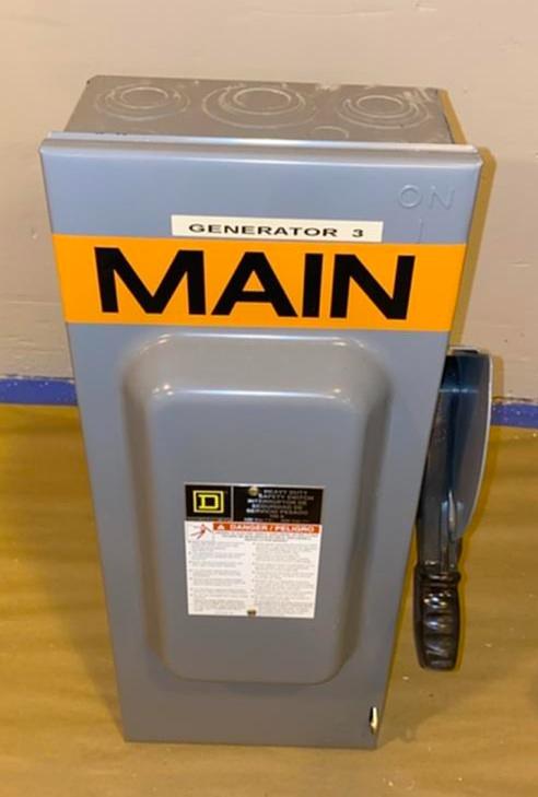 100A Square D Heavy Duty Safety Switch H363N(S6LLST3636)