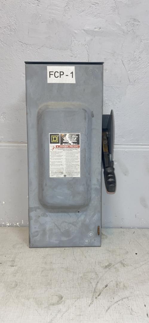 100A Square D Heavy Duty Safety Switch HU363RB(S6LLST5917)