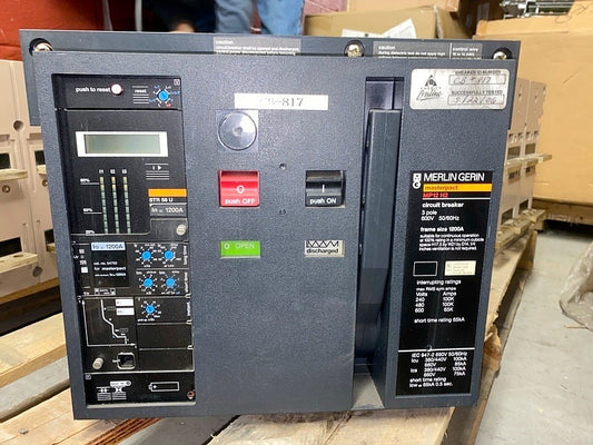 1200A MERLIN GERIN Masterpact MP12 H2 Circuit Breaker(S6LLST1567)