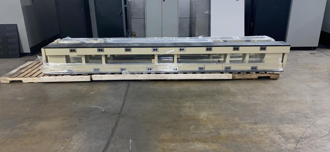 14' Lab Casework Reagent Shelf with Wiremold 168x12x18(S6LLST5513 ...