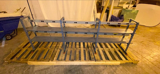2 Tier Reagent Shelf w/ Wiremold Outlets 117x21x38(S6LLST3101)