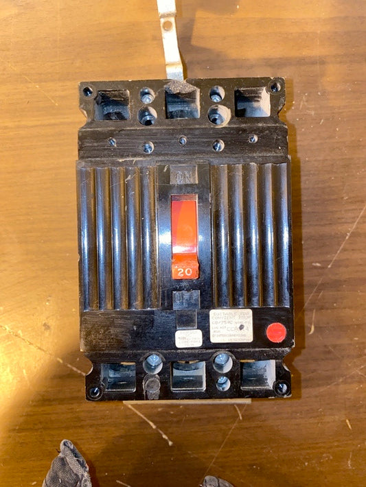 20A GE 3 Pole Circuit Breaker(S6LLST1463)