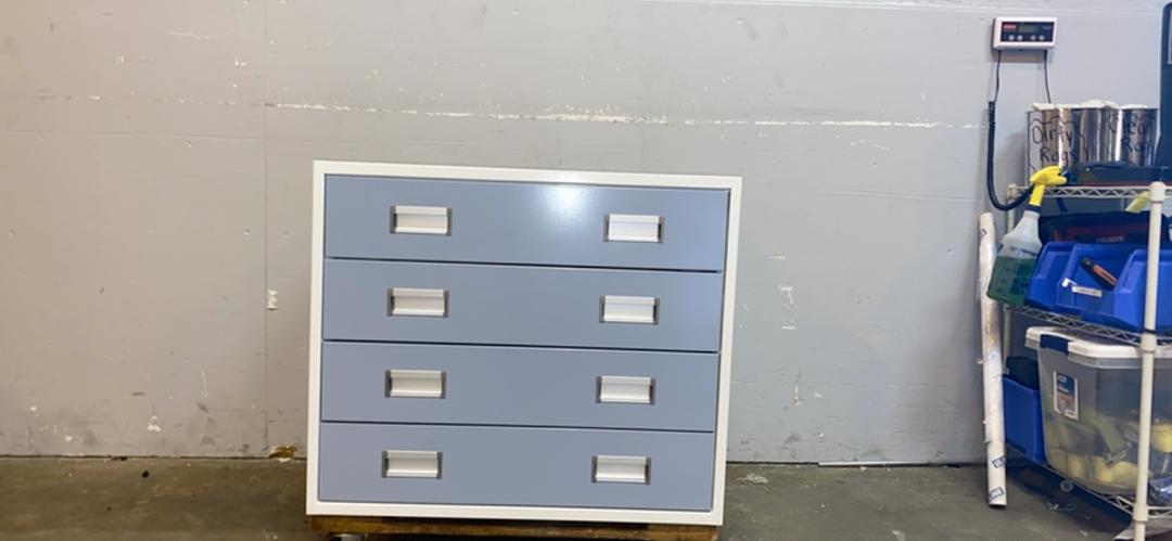 30x22x35 4 Drawer Lab Casework Recessed Handle-l
