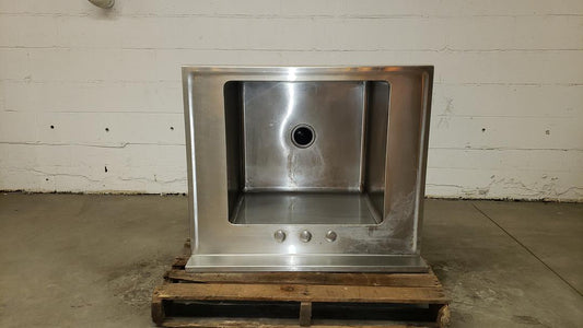 36"x30"x35" Stainless Steel Sink Basin Wall Mount(S6LLST7316)