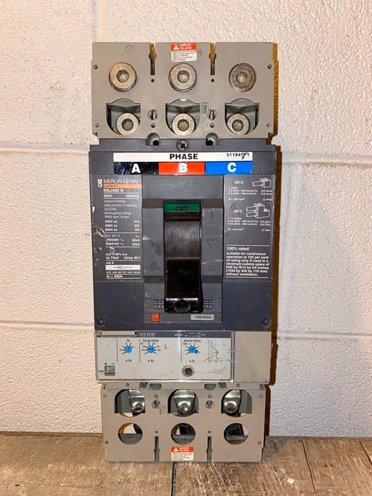 400A Circuit Breaker Merlin Gerin NSJ400 N(S6LLST1379)