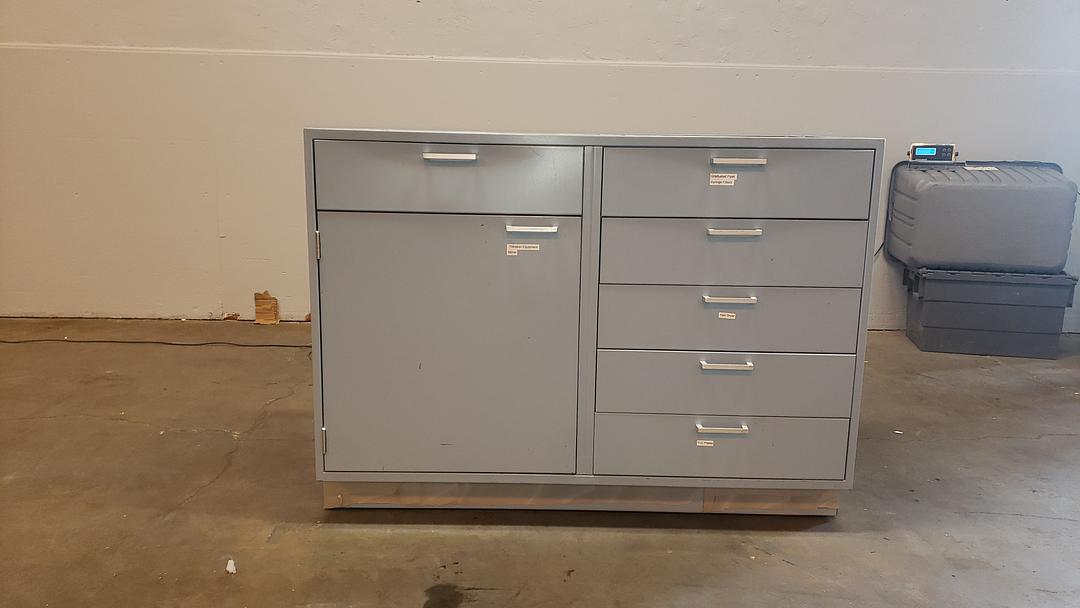 48x22x36" Fisher Hamilton Metal Lab Casework Cabinet S6LLST7383(S6LLST7383)