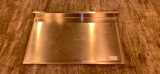 50x30x5 Stainless Steel Divoted Countertop w Backsplash(S6LLST2784)
