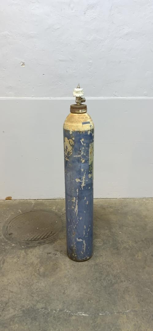 9"x57" Tall Metal Gas Storage Tank Cylinder(S6LLST8763)
