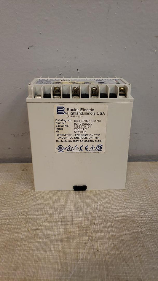 Basler Electric BE3-27/59-3S1N3(S6LLST9014)