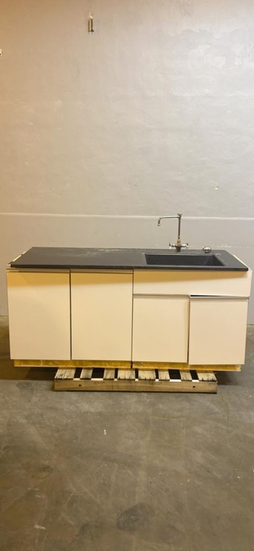 Chemsurf Wood Lab Casework Sink & Extension w/ Epoxy Top 72x30x36(S6LLST5125)