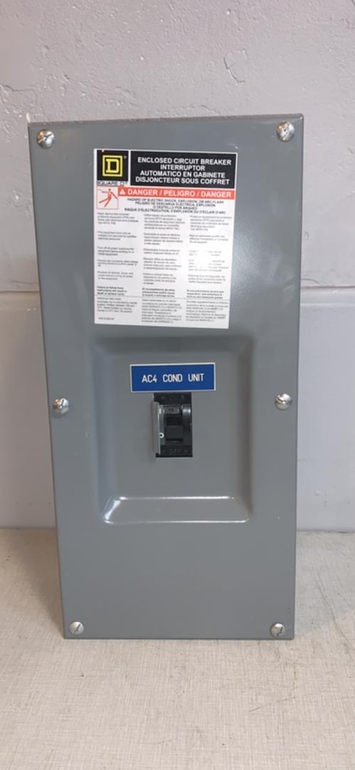 FA15A Square D 15A Enclosed Circuit Breaker FAL34015(S6LLST6332)