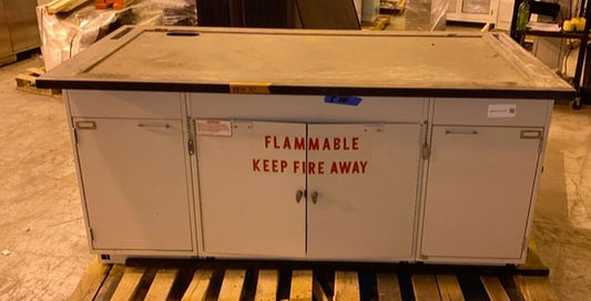 72" Flammable Base Cabinet for Fume Hood(S6LLST2851)