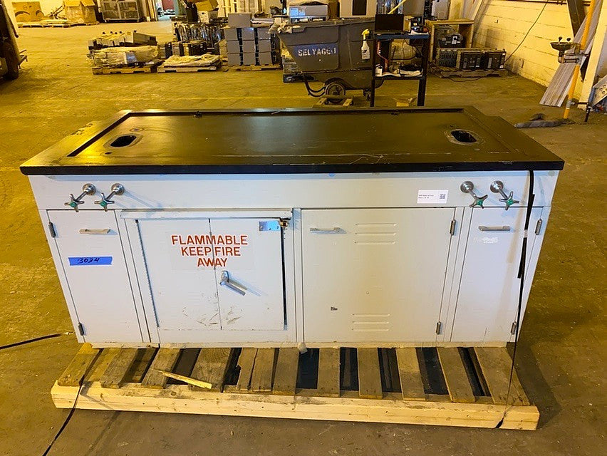 72" Fume Hood Base w/Flammable Cabinet(S6LLST1054)