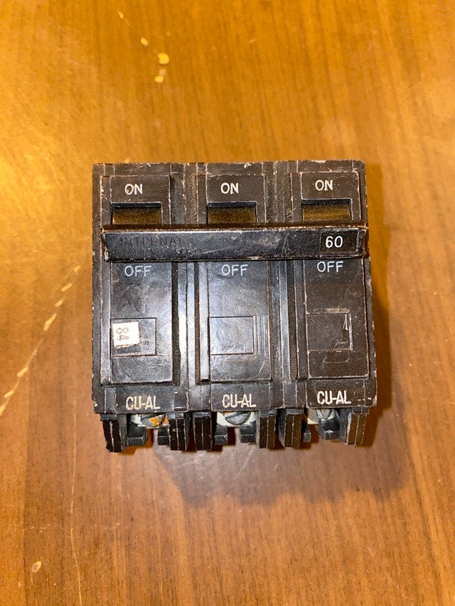 *Pickup Only* GE 3 Pole 60A Circuit Breaker (S6LLST1513)(S6LLST1513)