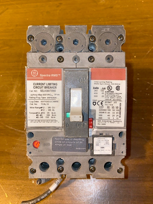*Pickup Only* General Electric, SELA36AT0060, 60A(S6LLST1531)