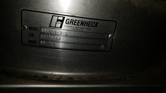 Greenheck GB-101-3-X Mark GB-101 Belt drive centrifugal roof exhaust fan(S6LLST7792)