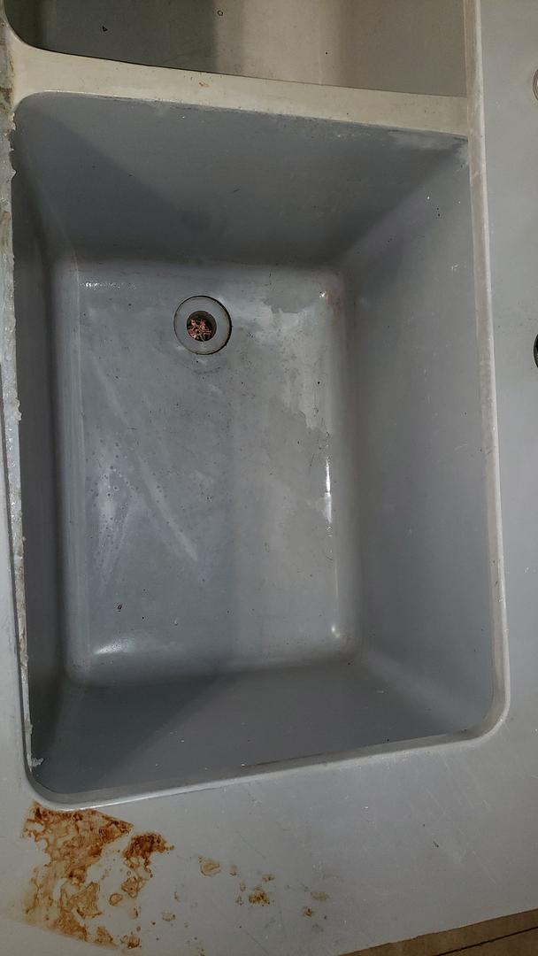 62" Jamestown Sink Bundle Double Basin Gray Epoxy & Fixtures(S6LLST1663)