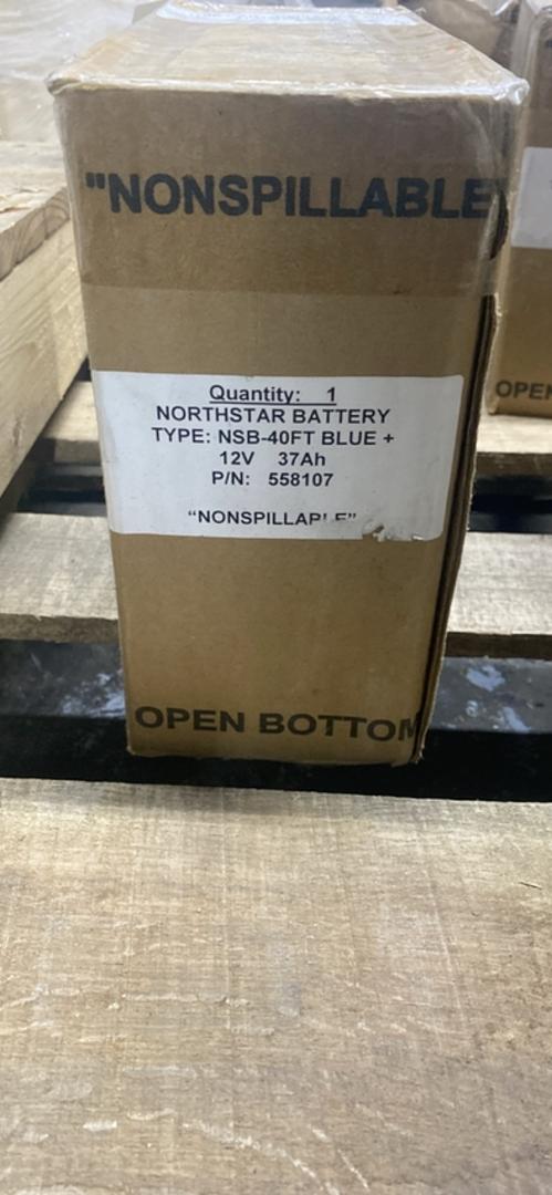 Northstar Battery Lead Acid Un Surplus NSB-40FT Blue 12V 37Ah-30-75AH-l