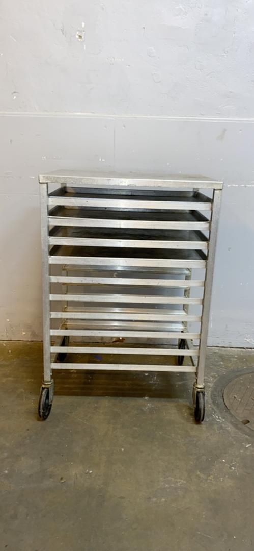 Rolling 10 Shelf Cafeteria Cart(S6LLST5838)