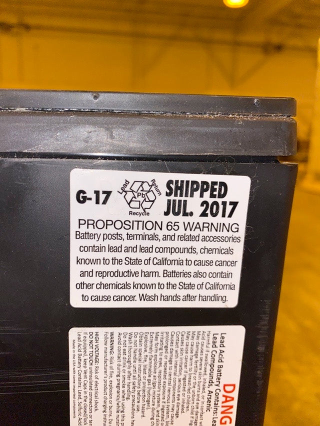 Sprinter Sealed Lead Acid Battery S12V370NG 82 Amp Hour '17-19140