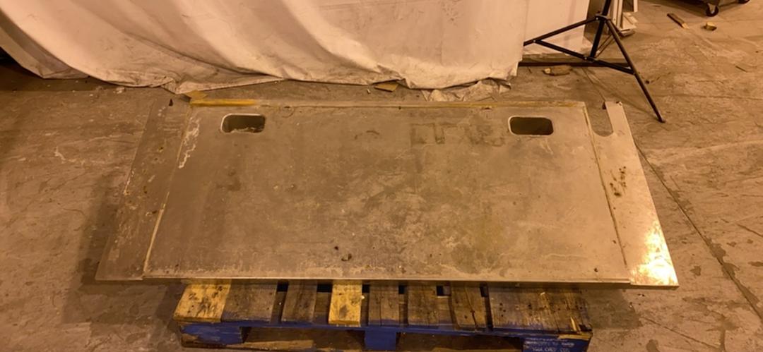 Stainless Steel Fumehood Counter Top 70"x30" w/ 2 Sink Cups (S6LLST3717)