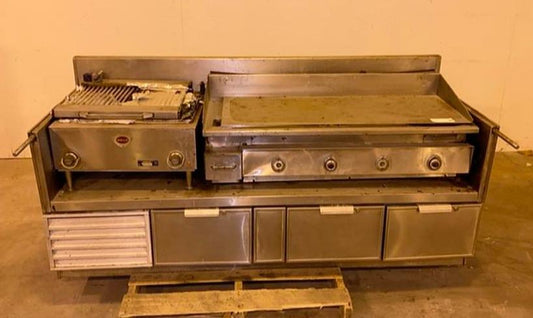 Stainless Steel Grilling Station(S6LLST3438)