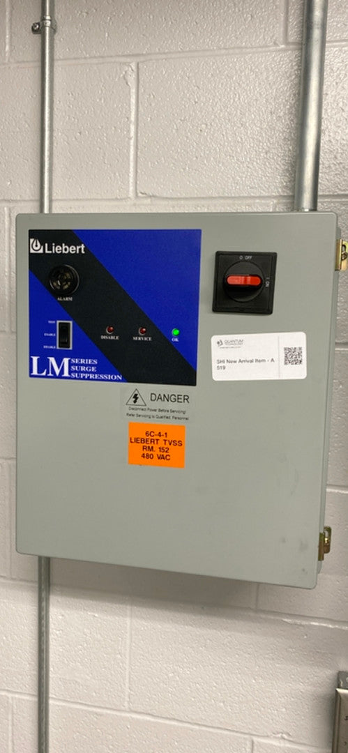 TVSS Liebert LM Series Surge Suppression LM2480D110R-04 480V(S6LLST2422)