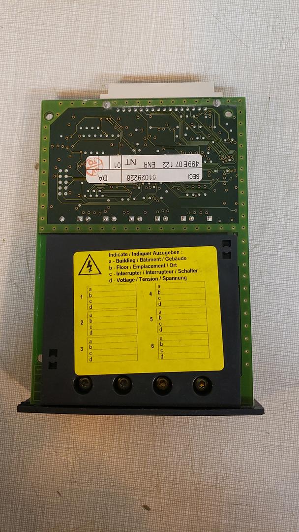 Lot of 2 MGE 66069 Alarm Relay Communication Card(S6LLST10672)