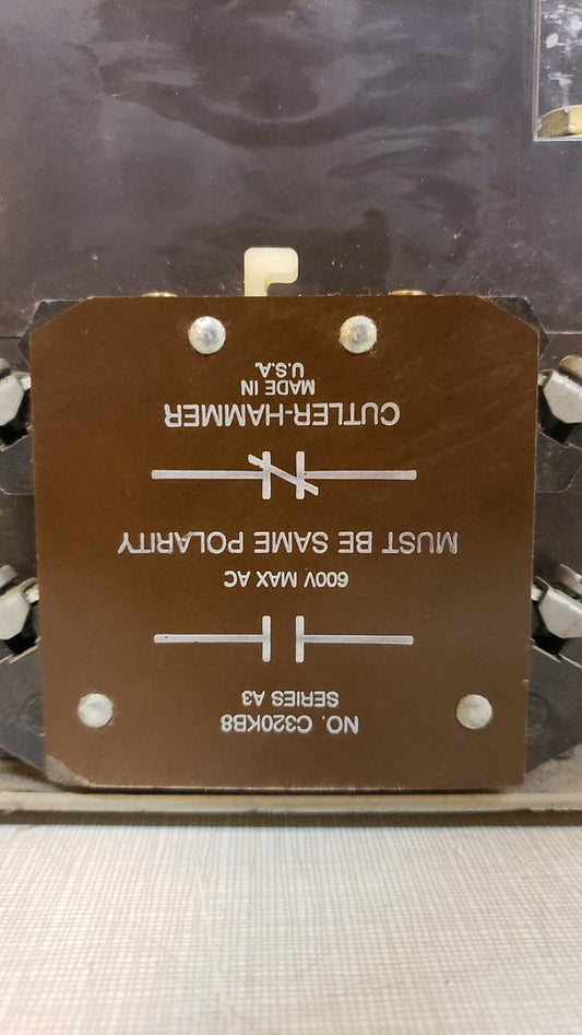 Cutler Hammer Size 4 Contactor C1 Series C832KN9 200A(S6LLST10734)